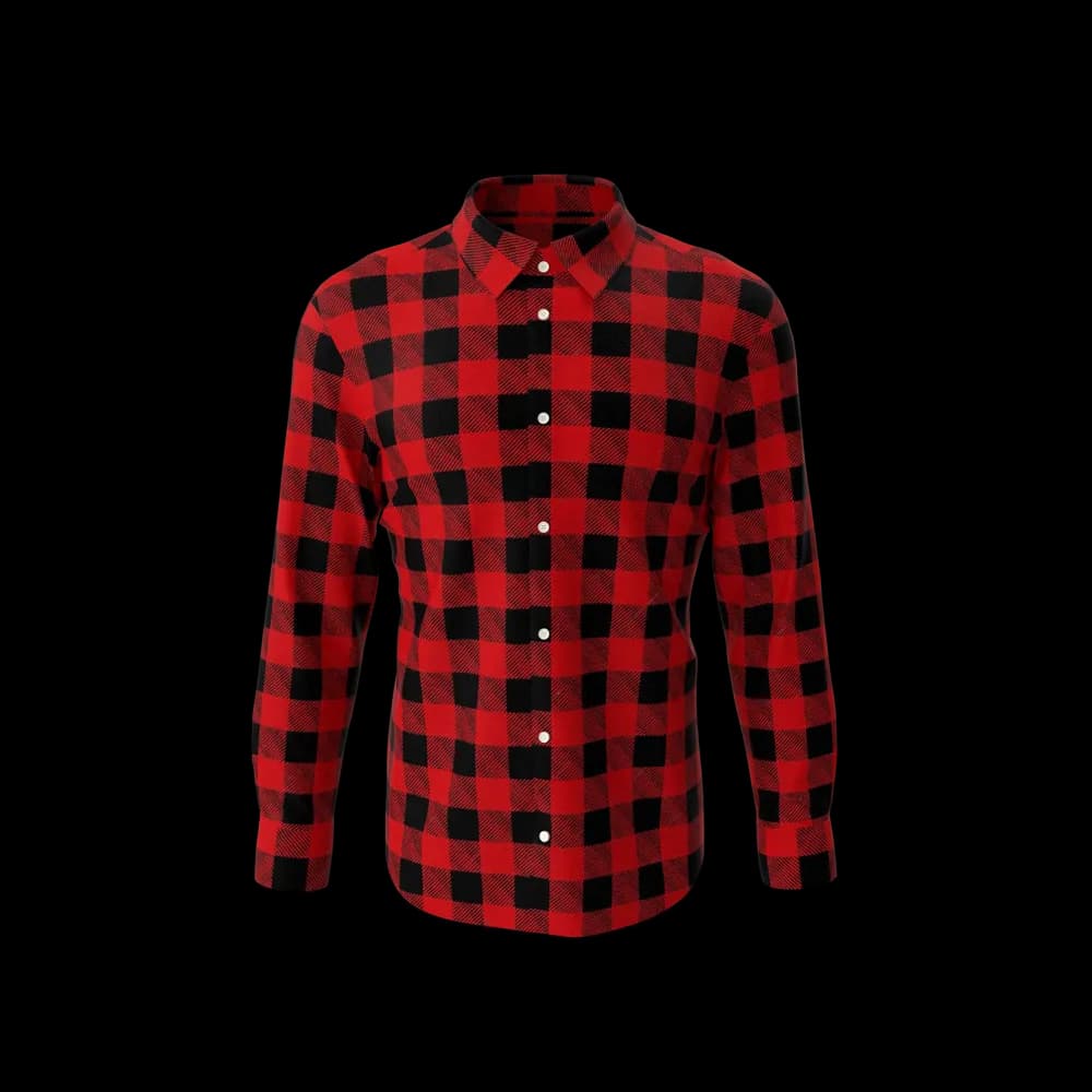 Man Plaid Shirt